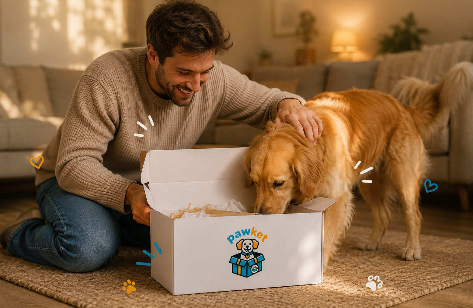 Verrassings box met verassende honden snacks