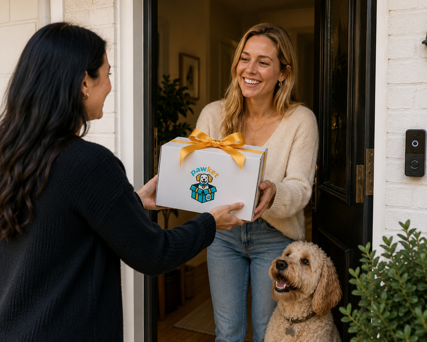 Verrassings box met verassende honden snacks