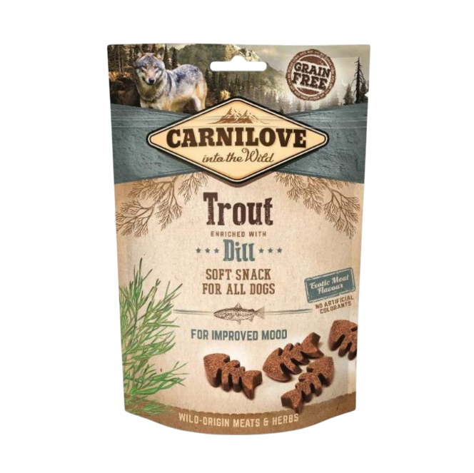 Carnilove soft snack forel/ dille